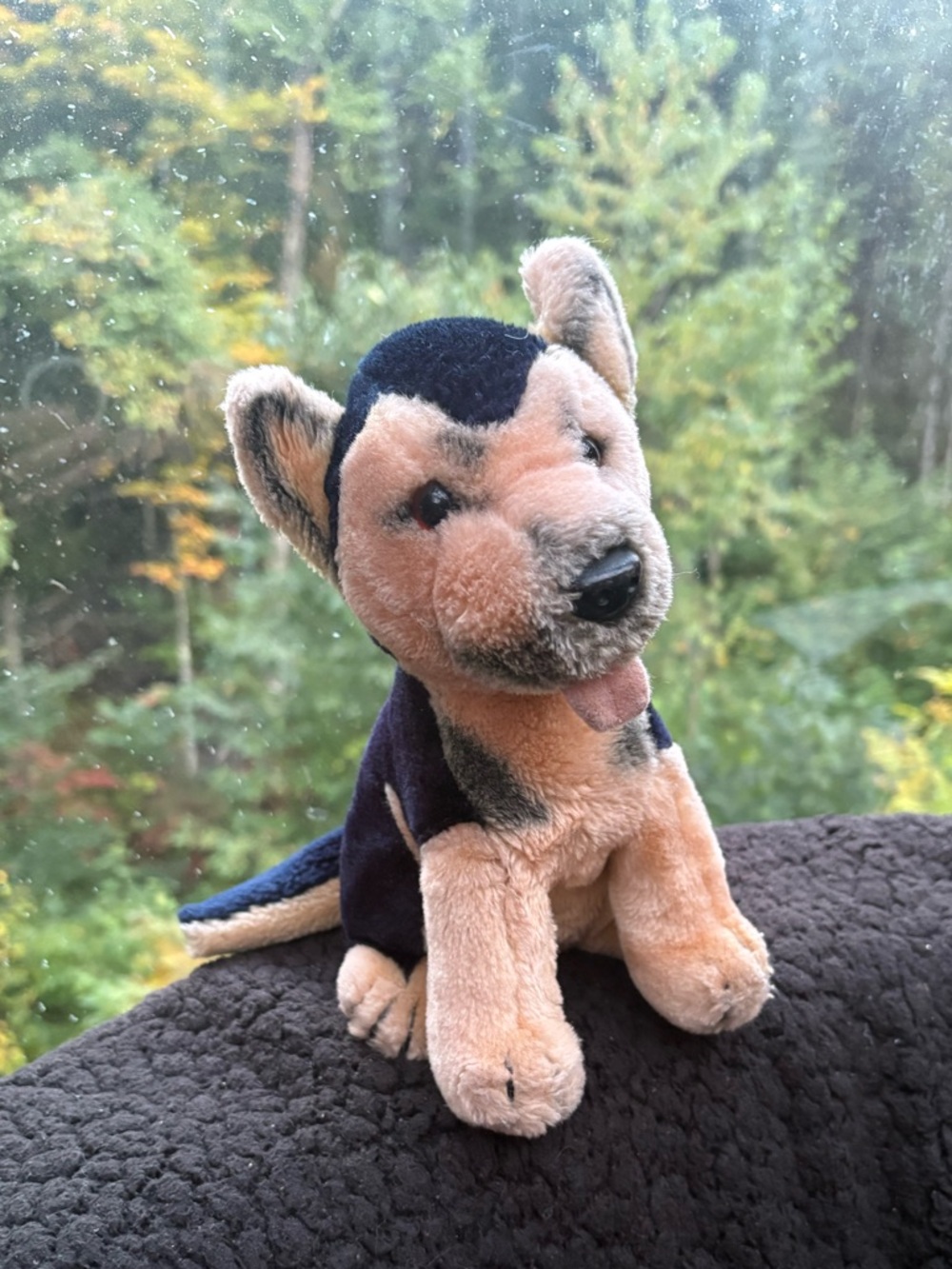 Vintage Dakin German Shepherd Puppy Plush Stuffed Animal Dog Toy Collectible